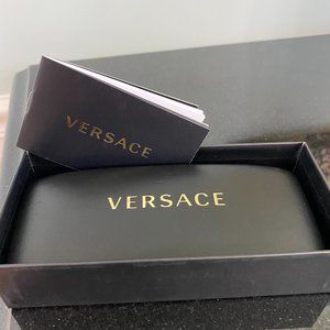 Black Versace Eyeglass Case, box included.